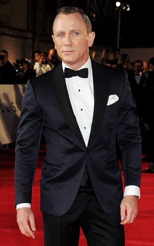 Daniel Craig at Skyfall Premiere | The Black Tie Blog